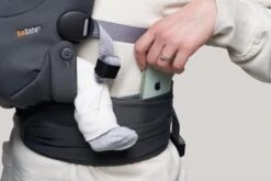 BeSafe Draagzak Newborn Haven -Babyreisuitrusting besafe newborn haven anthracite forest zijaanzicht 3