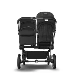 Bugaboo Donkey 5 Duo Essential Bundel - Graphite - Midnight Black -Babyreisuitrusting bugaboo donkey 5 duo graphite black midnight black 2022