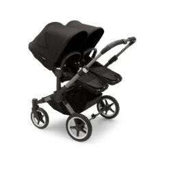 Bugaboo Donkey 5 Duo Essential Bundel - Graphite - Midnight Black -Babyreisuitrusting bugaboo donkey 5 duo graphite black midnight black seats