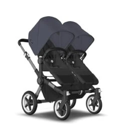 Bugaboo Donkey 5 Duo Graphite - Midnight Black - Stormy Blue -Babyreisuitrusting bugaboo donkey 5 duo graphite midnight black stormy blue 15