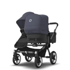 Babyreisuitrusting -Babyreisuitrusting bugaboo donkey 5 duo graphite midnight black stormy blue 2