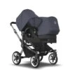 Bugaboo Donkey 5 Duo Graphite - Midnight Black - Stormy Blue 2 Bugaboo Donkey 5 Duo Graphite - Midnight Black - Stormy Blue -Babyreisuitrusting bugaboo donkey 5 duo graphite midnight black stormy blue 4