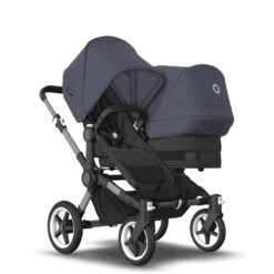 Babyreisuitrusting 33 Bugaboo Donkey 5 Duo Graphite - Midnight Black - Stormy Blue
