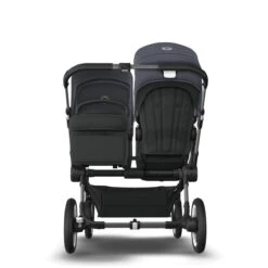Bugaboo Donkey 5 Duo Graphite - Midnight Black - Stormy Blue -Babyreisuitrusting bugaboo donkey 5 duo graphite midnight black stormy blue 5