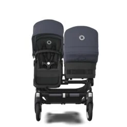 Bugaboo Donkey 5 Duo Graphite - Midnight Black - Stormy Blue -Babyreisuitrusting bugaboo donkey 5 duo graphite midnight black stormy blue 7
